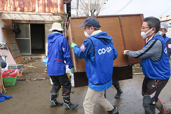 Typhoon Hagibis disaster area support by Co-ops Nationwide 2