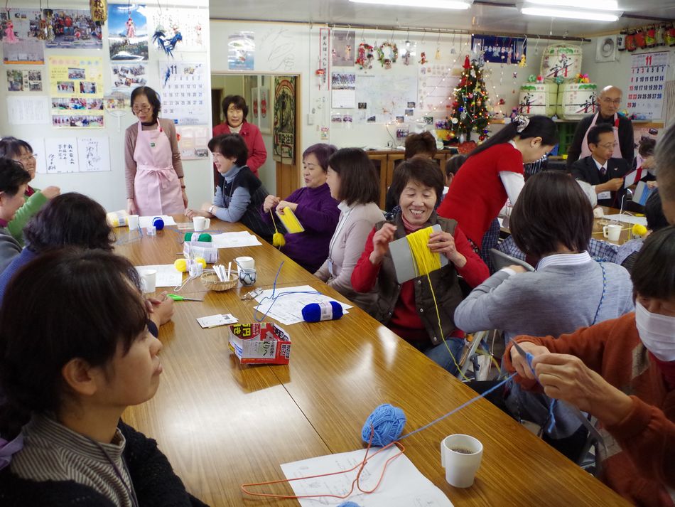 陸前高田 仮設住宅のふれあいサロン