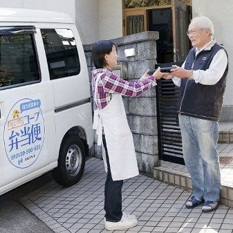 生協ひろしまの夕食宅配の様子