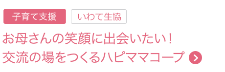 子育て支援 お母さんの笑顔に出会いたい！交流の場をつくるハピママコープ