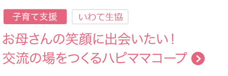 子育て支援 お母さんの笑顔に出会いたい！交流の場をつくるハピママコープ