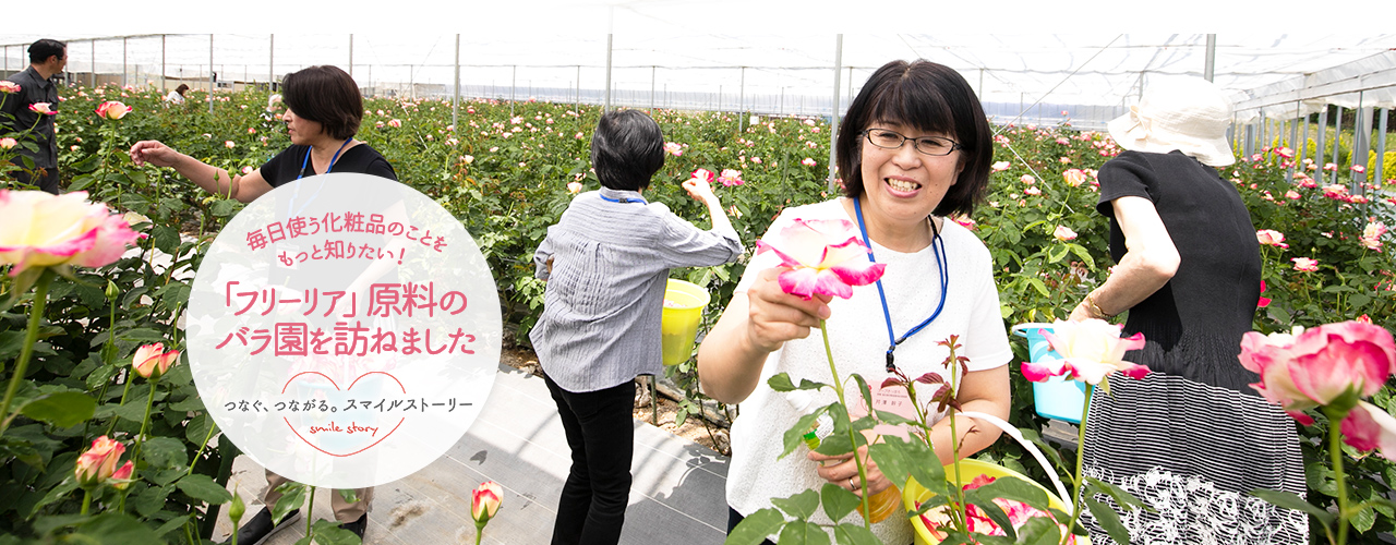 毎日使う化粧品のことをもっと知りたい！ 「フリーリア」原料のバラ園を訪ねました